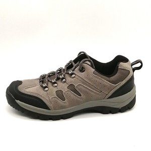 CC Los Womens Hiking Shoe Gray/Black‎ Lace Up Front Lug Sole Cushioned EUR 39